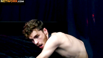 Brogan Reed spread his meaty cheeks apart and give Mike access to his smooth ass and