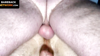 Brogan Reed spread his meaty cheeks apart and give Mike access to his smooth ass and