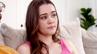 Trinity Olsen and her boyfriend Diego Perez are getting flirty on the couch when Diego’s stepmom Alexis Malone joins them.