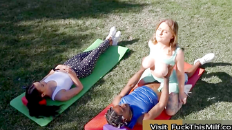 Yoga Teacher Brandy Renee Wants Nothing More Than To Be Stretched By Damions Big Fat 2