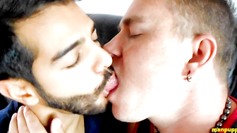Leo Blue Throats Sebastian Cums With His Long Tongue