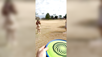 Frisbee Fun In Phoenix With Chloe Temple And Megan Marx