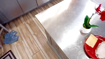 Chloe Temple enjoys masturbating in semi-public places like the kitchen of the house she shares with Ethan Seeks her stepbrother.