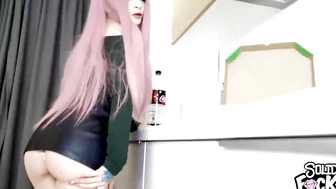 Whiskey Pizza and Anal with Stepsister