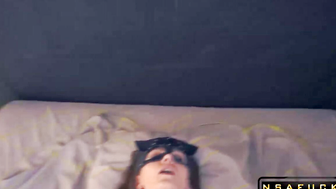 Cute Stepsister in a Mask Teases her Boy
