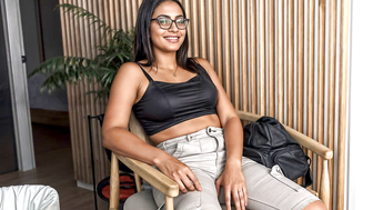Latina Teen Glasses Girl Turns Casting Set Into A Sizzling Hot Sexual Adventure