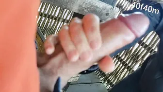 Outdoors Bj and Hand Job to Completion
