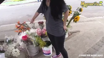 CARNE DEL MERCADO Lovely Hispanic Selena point of view Sex With Daddy