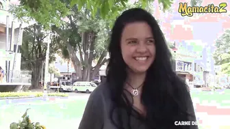 CARNE DEL MERCADO Lovely Hispanic Selena point of view Sex With Daddy