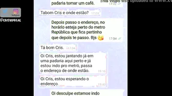 Cristina Almeida is taking a security guard´s ebony penis inside a hotel