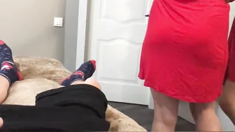 Caught Milf porn video – Young czech cougar caught me jerking off and helped me