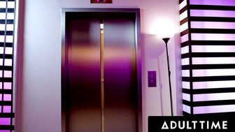 ADULT TIME  Seductive Sensation Liz Jordan Teases and Tempts Stranger Seth Gamble in a Sizzling Elevator Encounter