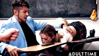 ADULT TIME  Secret Massages TURN INTO STEAMY AFFAIRS IN SCHOOL! Ft Rocky Emerson, Aiden Ashley, AND MORE!