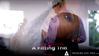 Kinky Affairs  Olivia Jayy Meets Ebony Seductress Nicole Kitt For Scorching Interracial Frenzy!