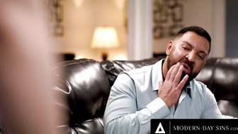 MODERN-DAY SINS - Femdoms Victoria Voxxx & Casey Calvert Watch Bisexual Husband's Fuck! HOT ORGY!