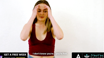 Steady Session Academy Aften Opal Got Fucked piss Dildo During Nuru massage
