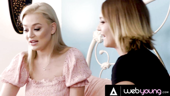 Sleek and Luscious cuties Blake Blossom and Gabbie Carter Sizzling Hot lesbian Lovemaking Missions to Steal the Show