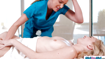 After a boob massage your pussy is next