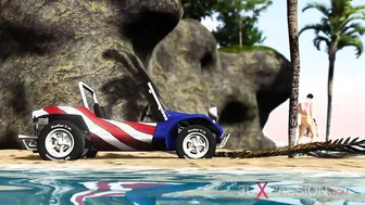 Bae Sex on the Beach Dune Buggy Naked Beach and Beauty Turned On