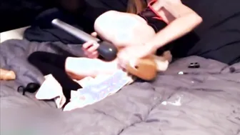 Lizzys Huge Anal Cum Performance