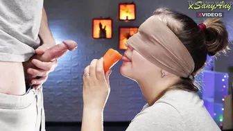 Teens Playing A Sexual RolePlay - Surprising Blowjob & Facial