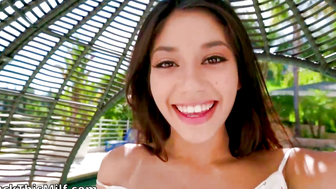Petite Latina Xxlayna Marie Takes On Dredd's BBC 3