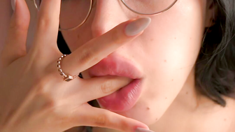 Ruth Lee Braceface Latina Slut Closeup Mouthplay OF 5 Min