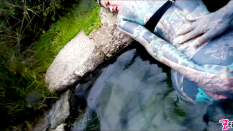 Hot spring anal outdoor fuck with Anuskatzz