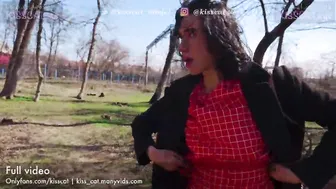 Lets walk inside Nature - Outdoors Agent PickUp Russian College Girl to Real