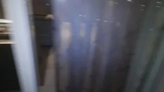 Almost get Caught Sucking Off Gigantic African Cock on Balcony by Hotel Security