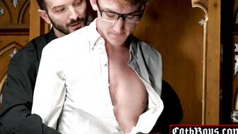 Explosive anal fucking between Priest and boy