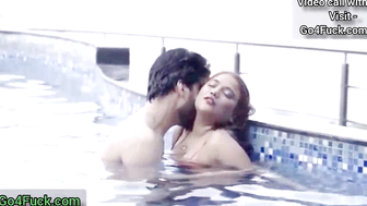 Sexy Couple swimming pool Romantic Sex