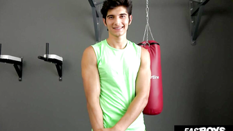 Hot muscular boy with hard abs EastBoys