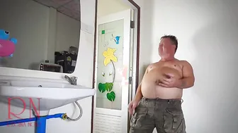 Plumber Striptease. the Housewife Called a Plumber and had an Orgasm. the