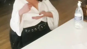 Lisa Meet Pablo and have Soak t Shirt and with Gigantic Melons