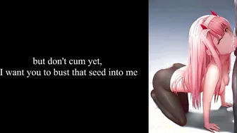 Zero 2 JOI - lets Nailed and Lick Darling