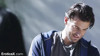 Cross Country Trainer Drills Dark Haired 19 Year Old