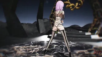 MMD R18+ Misaka Mesh one.two Hibikase Portalt Island Stage 1173