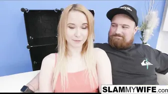 Bae red head getting her cunt filled with a bbcs