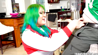 TRANSEROTICA TGirl Genesis Green Receives Big Cock As Reward