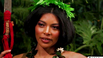 Stranger got lucky and fuck Ebony TS in jungle