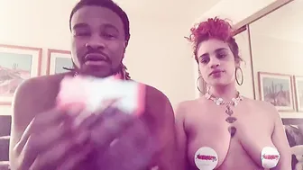 Trying out these sexy new sex dildos I get from “The Brazys”