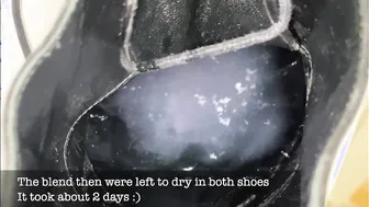 30+ loads of cum inside my lovers shoes - Shes
