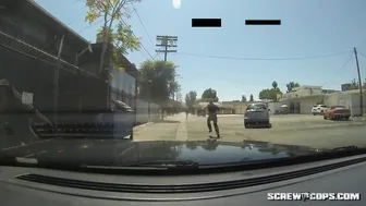 two White Cops Arrest Hispanic Thug then Nailed her into