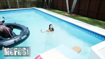 Hard Pounding porn video – Hard Poolside Vagina Pounding For Virgin Vina Sky Who