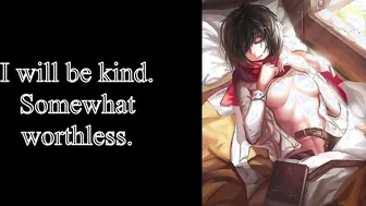Mikasa Ackerman CEI - be her little Cumslut (Fem Dom)
