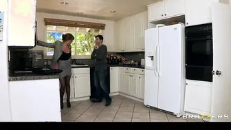 Big Redhead porn video – HOTTIE gigantic-tit red head mom hoe saleswoman fucks clients penis