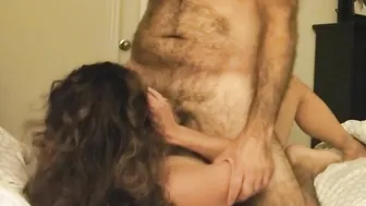 Feeding Dick to Cutie Older Hispanic