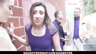 DaughterSwap - babe Slutty Daughters Got pounded By Their Fath