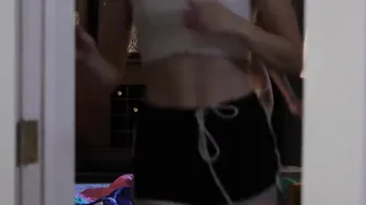 Cheerleaders Bond Compare Melons  Make Love At Sleepover